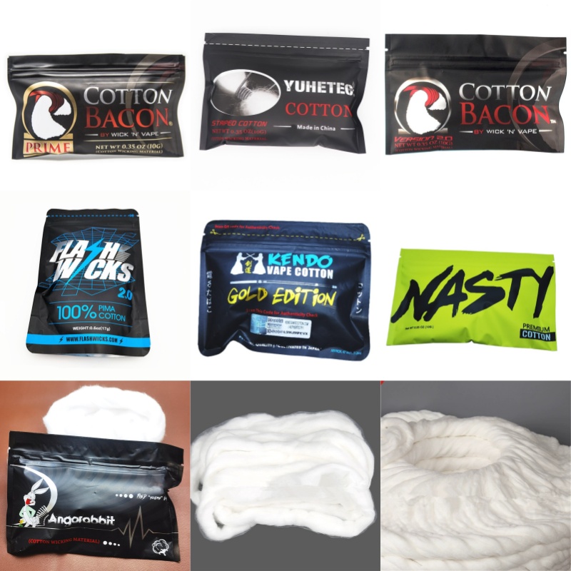 Vape Accessory - Flashwicks Coton à fibres courtes AngoRabbit