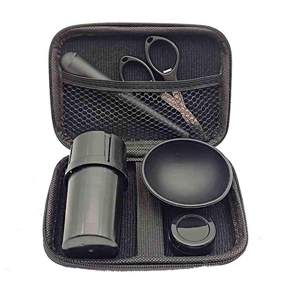 Vape Accessory - Broyeur noir avec bol en Silicone