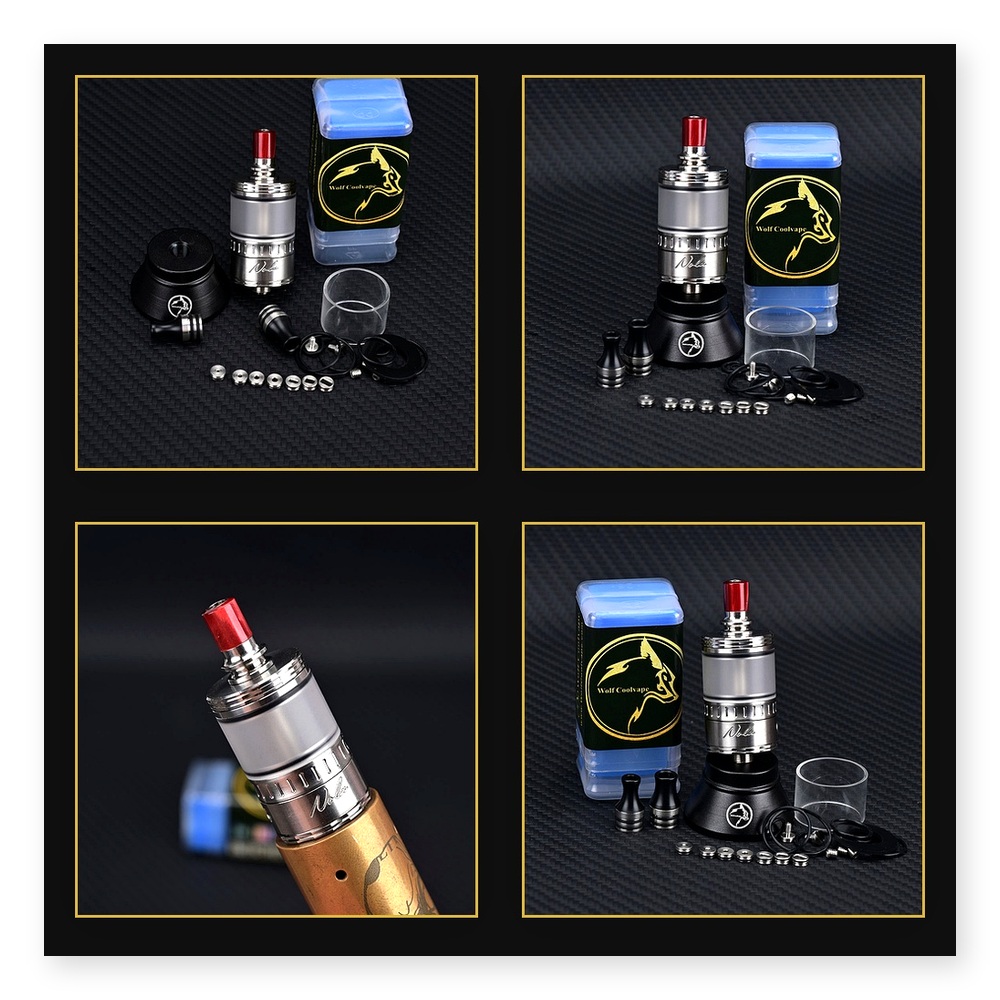 Vaping Air - Atomiseur Rebuildable Wolfcoolvape NOLA RTA 3.2ml