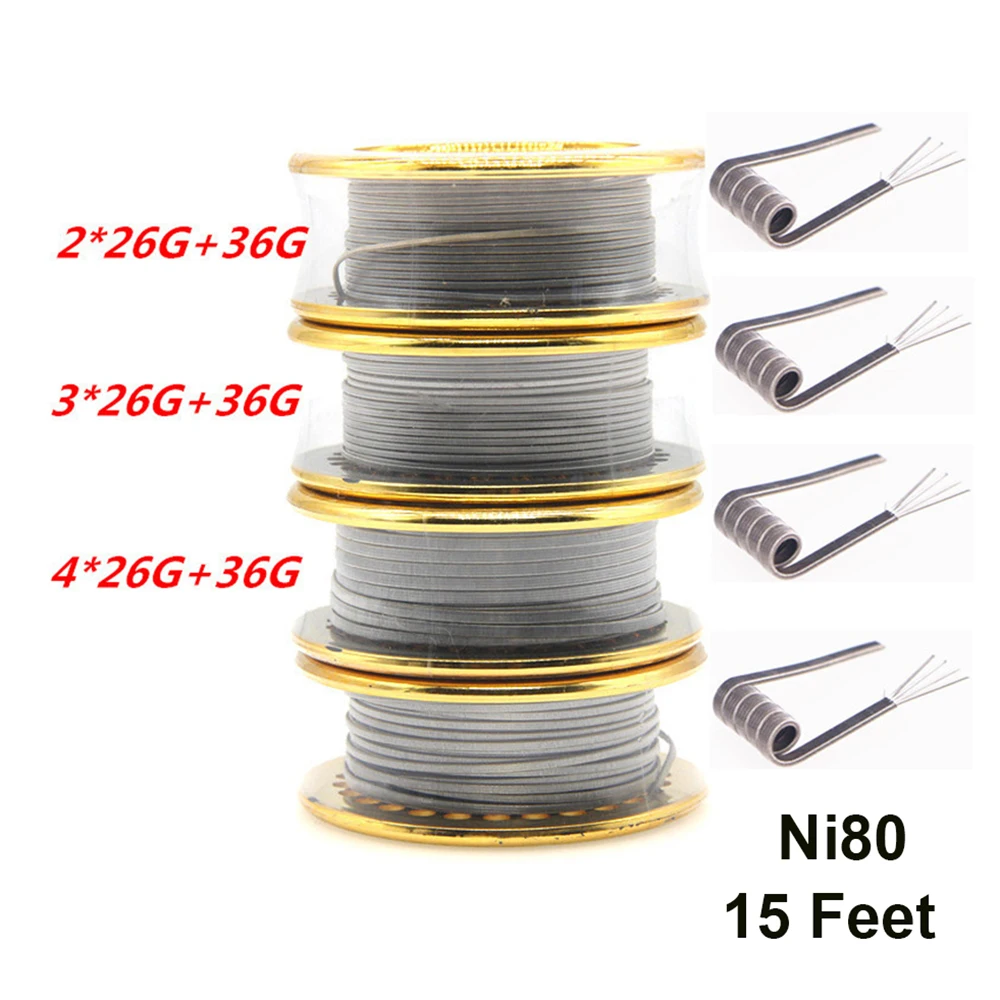 Ni80 fil 26G 36GA 15 pieds Cla - Vape Accessory avis et prix