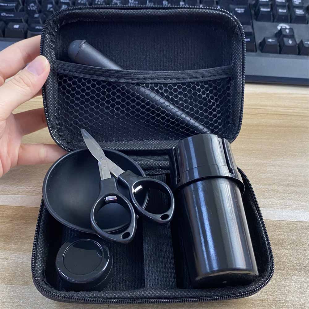 Broyeur noir avec bol en Silic - Vape Accessory avis et prix